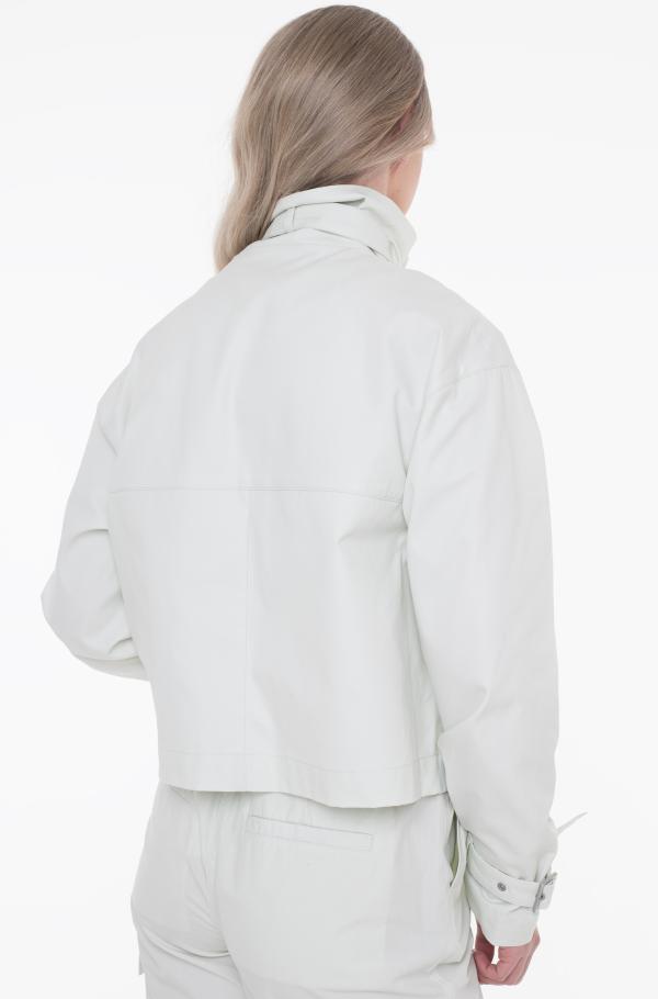 White Jacket COTTON UTILITY SHORT JACKET Calvin Klein, Light