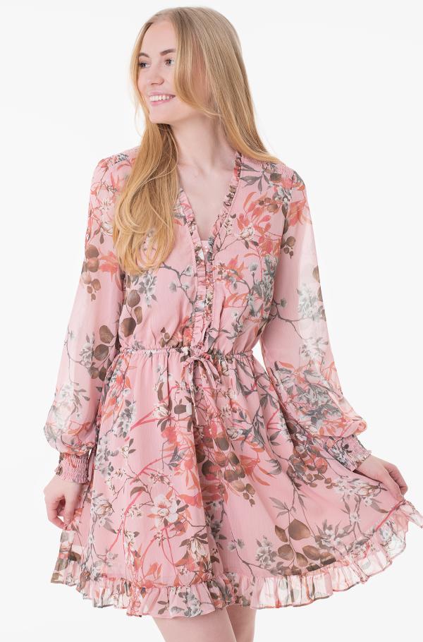 guess pink floral dress