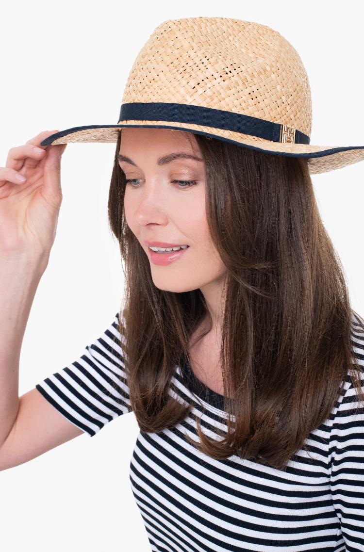 AEF Hat BEACH SUMMER STRAW FEDORA HAT Tommy Hilfiger, Women  display picture 3