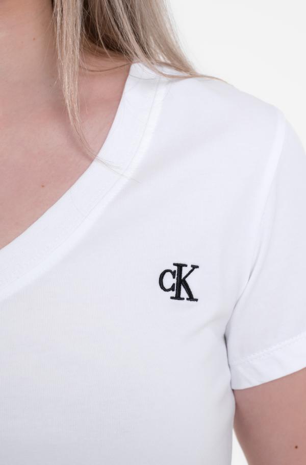 さらに100円引き◆ ◆Women's CKJ Logo T-Shirt Calvin Klein Jeans Logo Short Sleeve Wave Fill Tour Tee