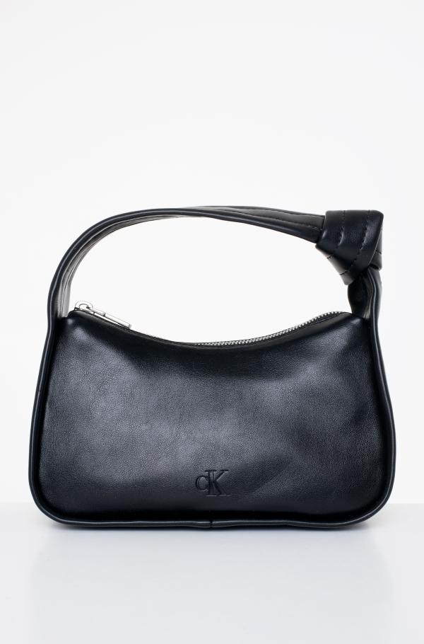 ★ ★ Women's CKJ Knotted Mini Bag Black 4K3004G Calvin Klein Knotted Mini Block Bag, Black - Handbags
