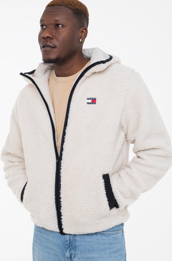 トミージーンズ  JEANS TJM  BADGE HOODIE （ホワイト） Tommy Hilfiger TJM TOMMY BADGE HOODIE, weiß(white), Gr. XL