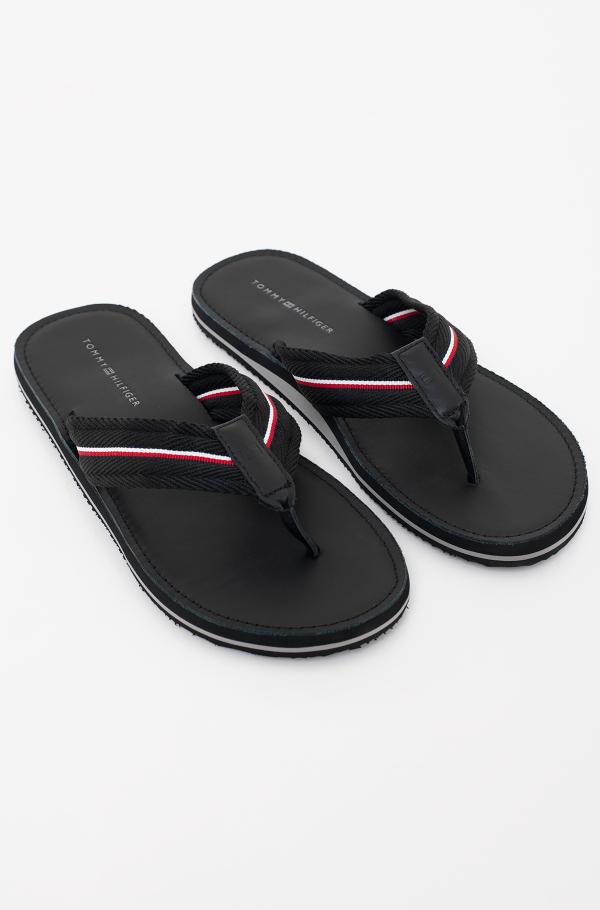 Mens hilfiger flip flops best sale