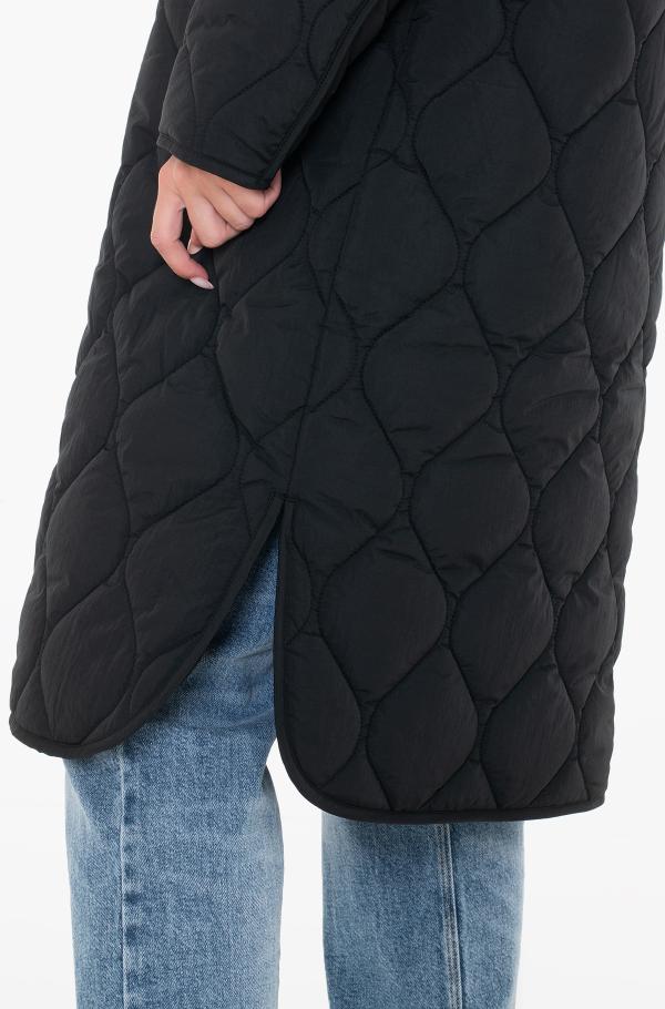 black Jacket TJW ONION QUILT COAT EXT Tommy Jeans, Women