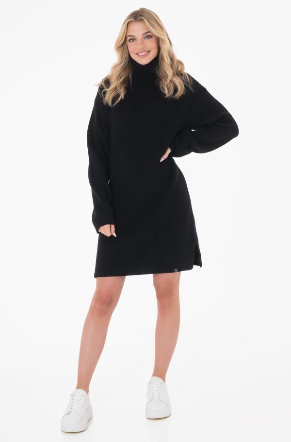 black Knitted dress CHUNKY LOOSE SWEATER DRESS Calvin Klein Dresses black Knitted dress CHUNKY LOOSE SWEATER DRESS Calvin Klein Dresses Denim Dream E pood