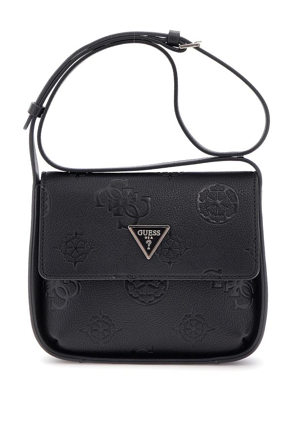 Noir Trice Metallic Accent Large Hobo Bag - CHARLES & KEITH US