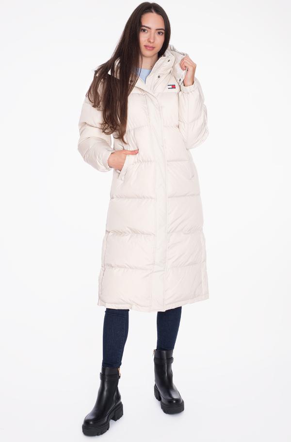beige2 Jacket TJW ALASKA LONG PUFFER EXT Tommy Jeans, Women