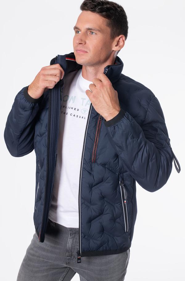 Chaqueta Híbrida Para Hombre TOM TAILOR - Estilo Casual, Colección Sostenible BE PART