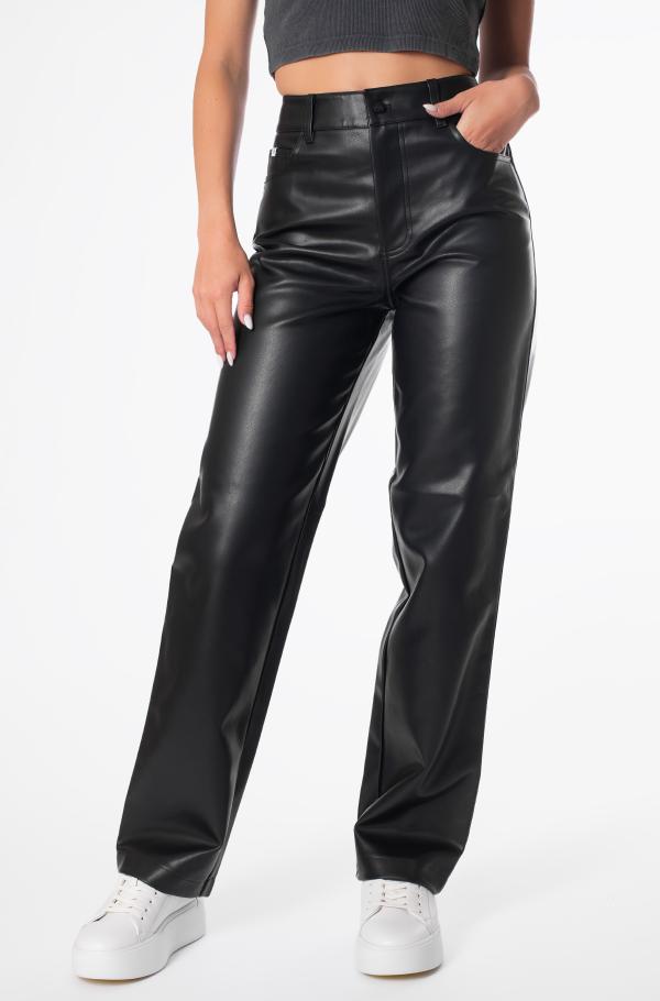 Calvin klein leather leggings hotsell