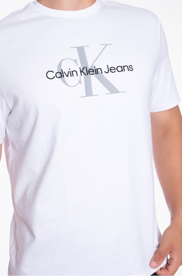 【CK JEAN】W'S HERO MONOGRAM LOGO SHORT SLEEVE T-SHIRT Amazon.com: Calvin Klein Short Sleeve Monogram Logo T-Shirt