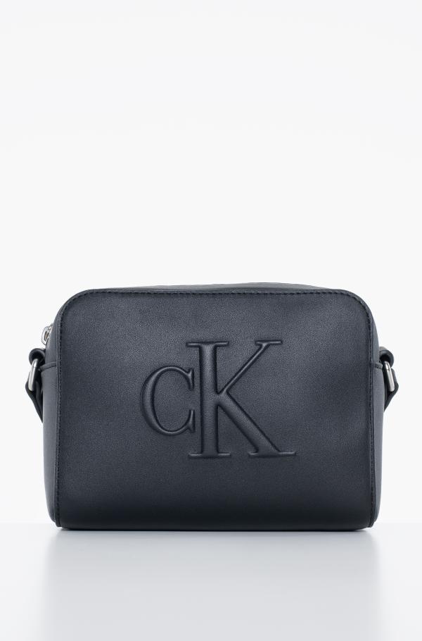 black Shoulder bag SCULPTED CAMERA BAG DEBOSS K60K612726