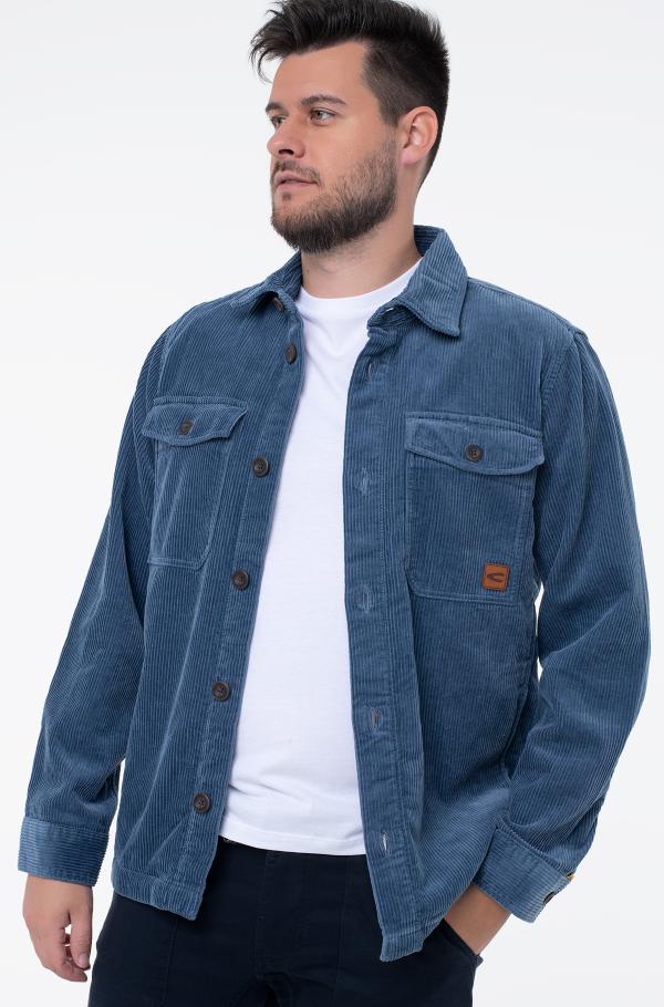 blue Overshirt 409387/4S87 Camel Active, Long-sleeved blue