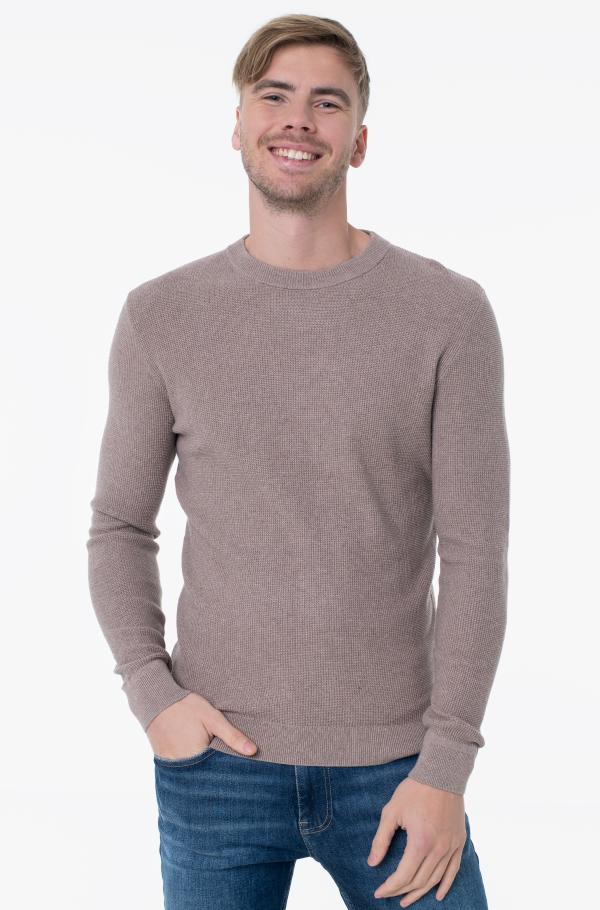 TOM TAILOR heren trui, 10617 - Black Grey Melange, M
