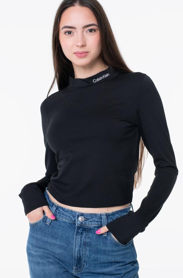 black Long sleeve blouse MILANO LOGO ELASTIC TOP Calvin Klein Women Blouses black Long sleeve blouse MILANO LOGO ELASTIC TOP Calvin Klein Women Blouses Denim Dream e store