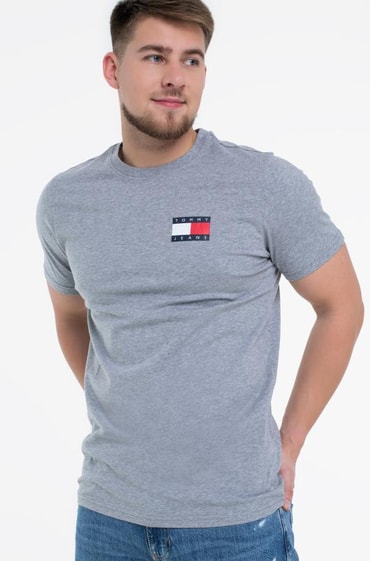 C8T T-shirt TJM XSLIM JASPE C NECK EXT Tommy Jeans, Short C8T T-shirt TJM XSLIM JASPE C NECK EXT Tommy Jeans, Short