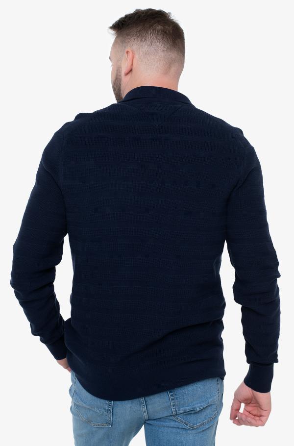 DW5 Knitwear STRIPE STRUCTURE ZIP THRU Tommy Hilfiger, Men