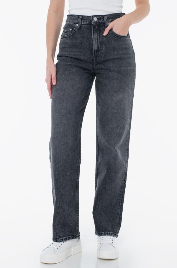 black Jeans LAYLA HR SLIM STR BI0187 CO Tommy Jeans, Women Jeans
