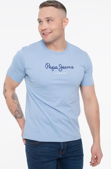 Pepe Jeans ORIGINAL STRETCH - T-shirt imprimé - military green/vert clair