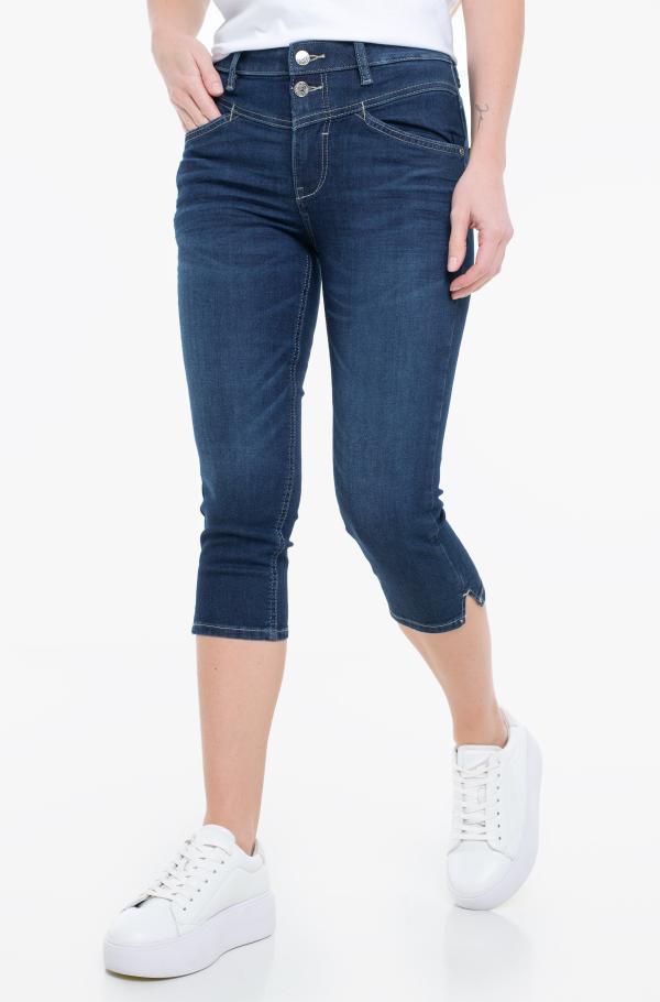 TOM TAILOR 1045738 Jeans Capri, 10280-light Stone Wash Denim