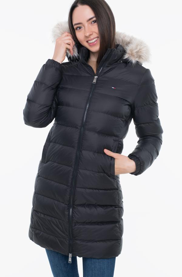 tjw essential hooded down jacket
