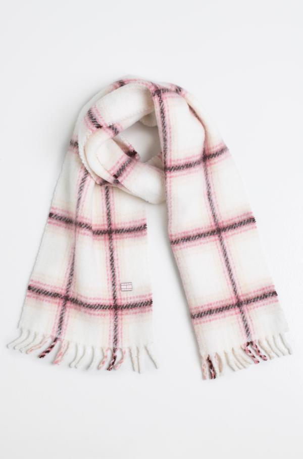 ☆ CHECK SCARF♡ pink Scarf TJW HERITAGE CHECK SCARF Tommy Jeans, Women Scarves