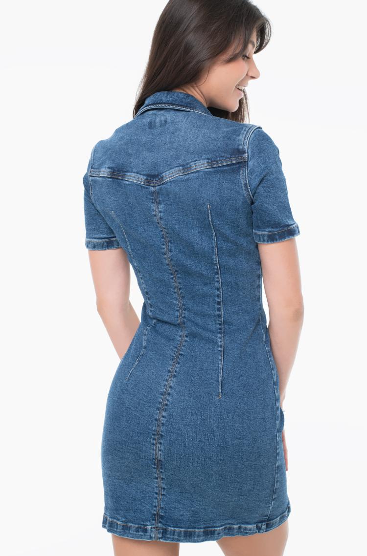 white christmas dresses Guess Factory Eco Deanna Belted Denim Dress main image 1