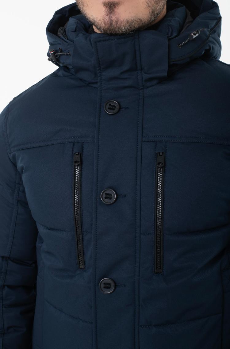 TOM TAILOR Pufferjas voor heren met afneembare capuchon