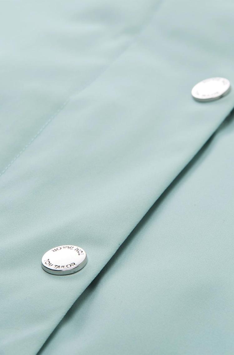 TOM TAILOR Dames Jas 1034123, 30463 - Dusty Mint Blue, XS