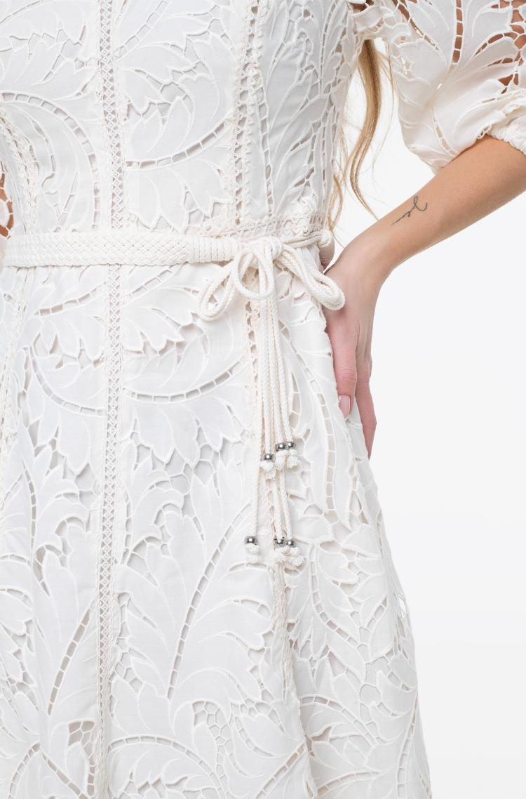 white eyelet long dress Eyelet Joelle Long Dress