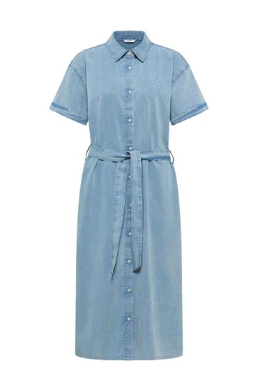 denim graduation dress Talissa A-Line Maxi Denim Dress Blue main image 1