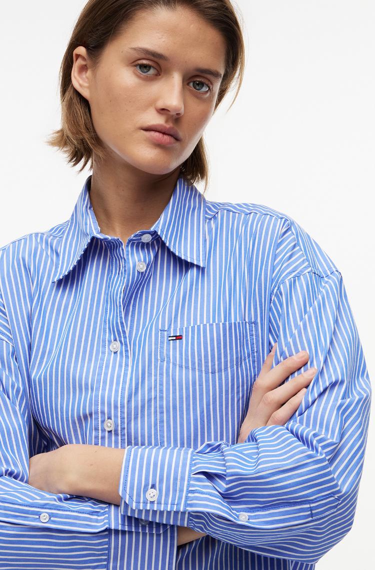 C8P Shirt TJW OVS ESSENTIAL SHIRT EXT Tommy Jeans, Women Shirts